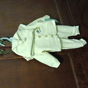 NEW 0/3month 4 piece set Le top bebe brand Winter